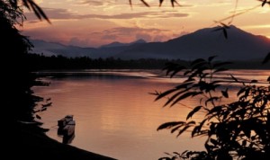 The Mekong River, pictured here at Luang Prabang, Lao PDR, is central to the lives of hundreds of millions of people. (Photo: Peter Fredenburg)