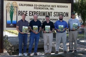 From left to right: Dana Dickey, Jim Hill, Tim Johnson, Jeremy Zwinger, and Kent McKenzie. (Photo: California Rice Commission)