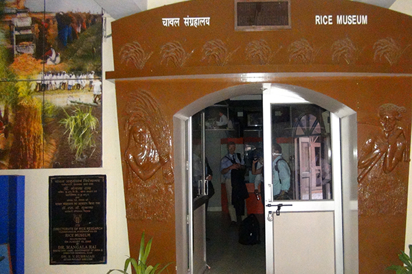 ENTRANCE TO the DRR Rice Museum in Hyderabad.