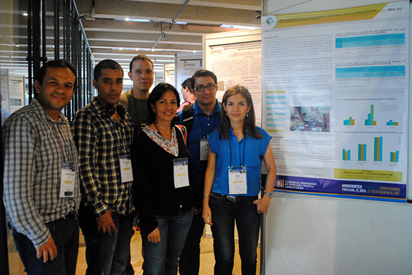 BOTH INDOORS via poster sessions and other presentations, conference participants learned about the latest developments in rice genetics, crop improvement, agronomy, and the effects of climate change.