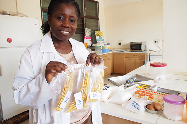 Recipe by Ms. Lynda Hagan, research assistant at FRI.  (Photo: R Raman, AFRICARICE)