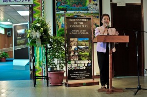 The photo exhibit is a tribute to the culture and ingenuity of the Cordilleran people according to Dr. Casiana Vera-Cruz. (Photo: I. Serrano)