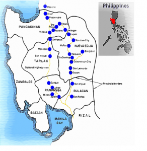 Loop surveys were conducted in the wet and dry season every four to five years from 1966-67 to 2011-12 of about 100 farmers in Central Luzon, Philippines.